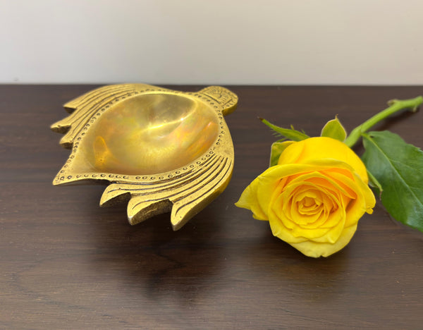 Brass Lotus Diya
