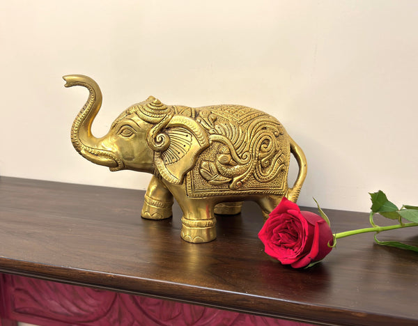 Yathashilpam Royal Brass Elephant