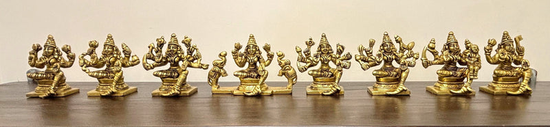The intricate detailing and the golden hue of the brass elevate the craftmanship making it a cherished addition to any sacred space.