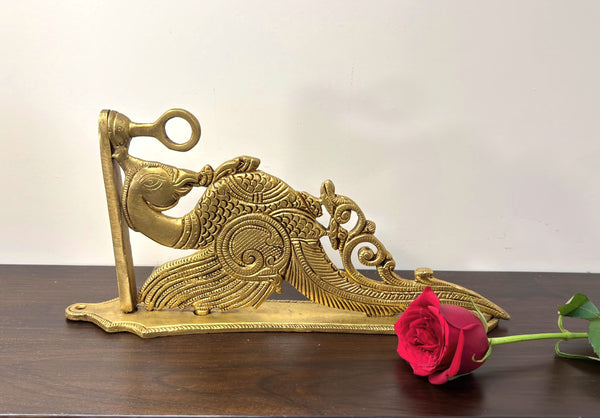 Yathashilpam Peacock Wall Bracket