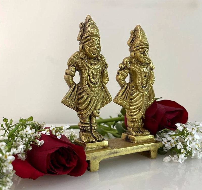 Brass a revered material for crafting religious idols, holds deep significance in spiritual and cultural contexts