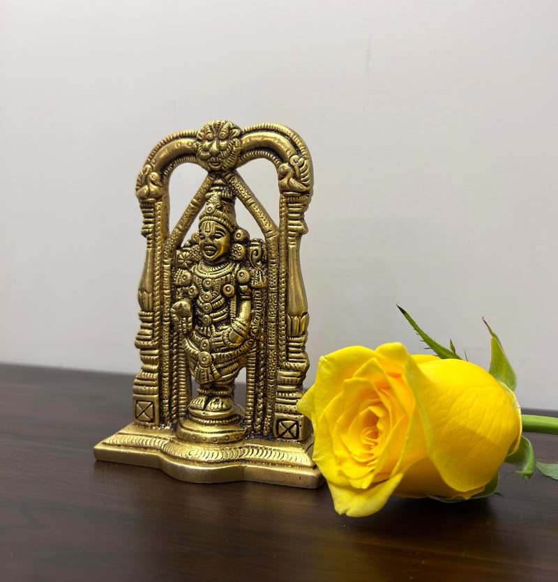 This idol is crafted with attention to detail in pure Brass