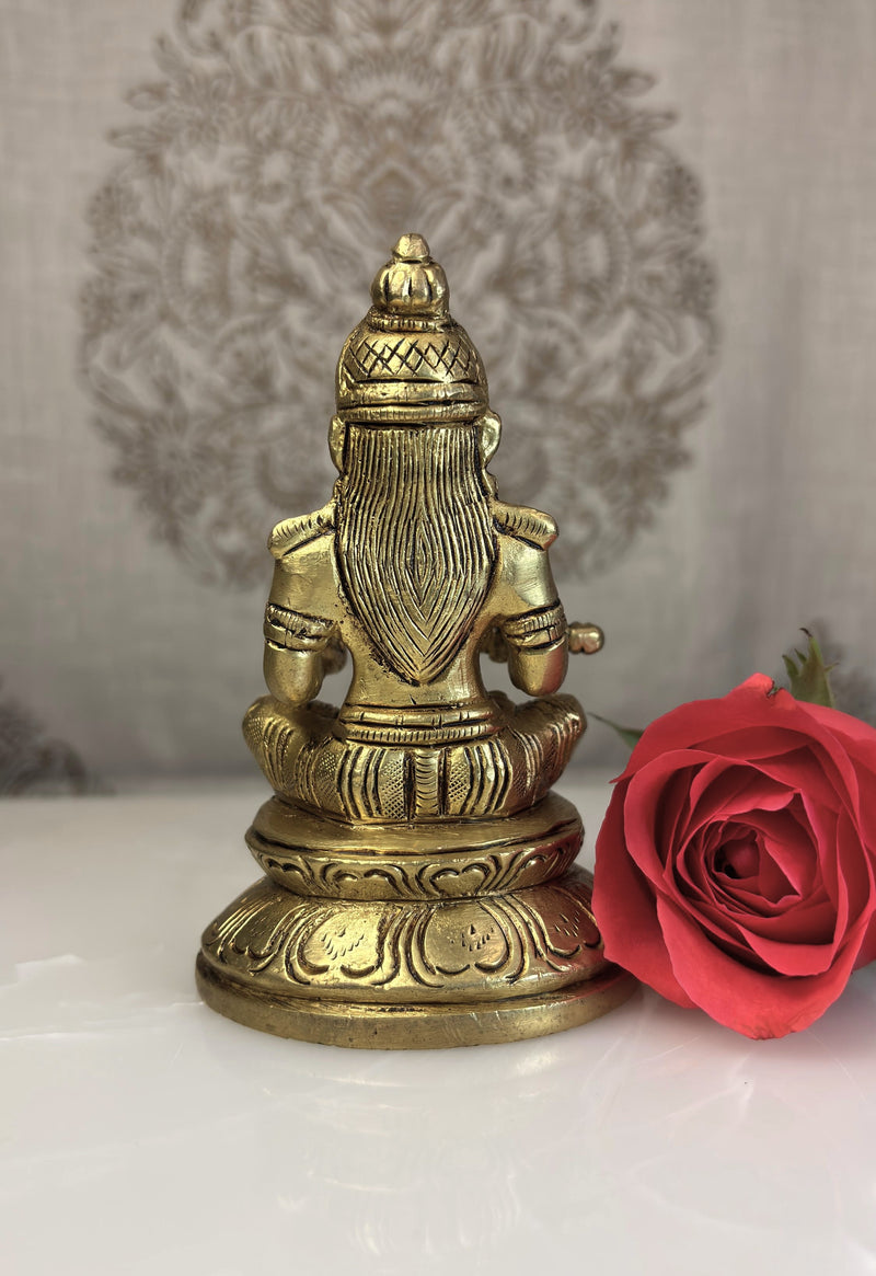 Brass a revered material for crafting religious idols, holds deep significance in spiritual and cultural contexts