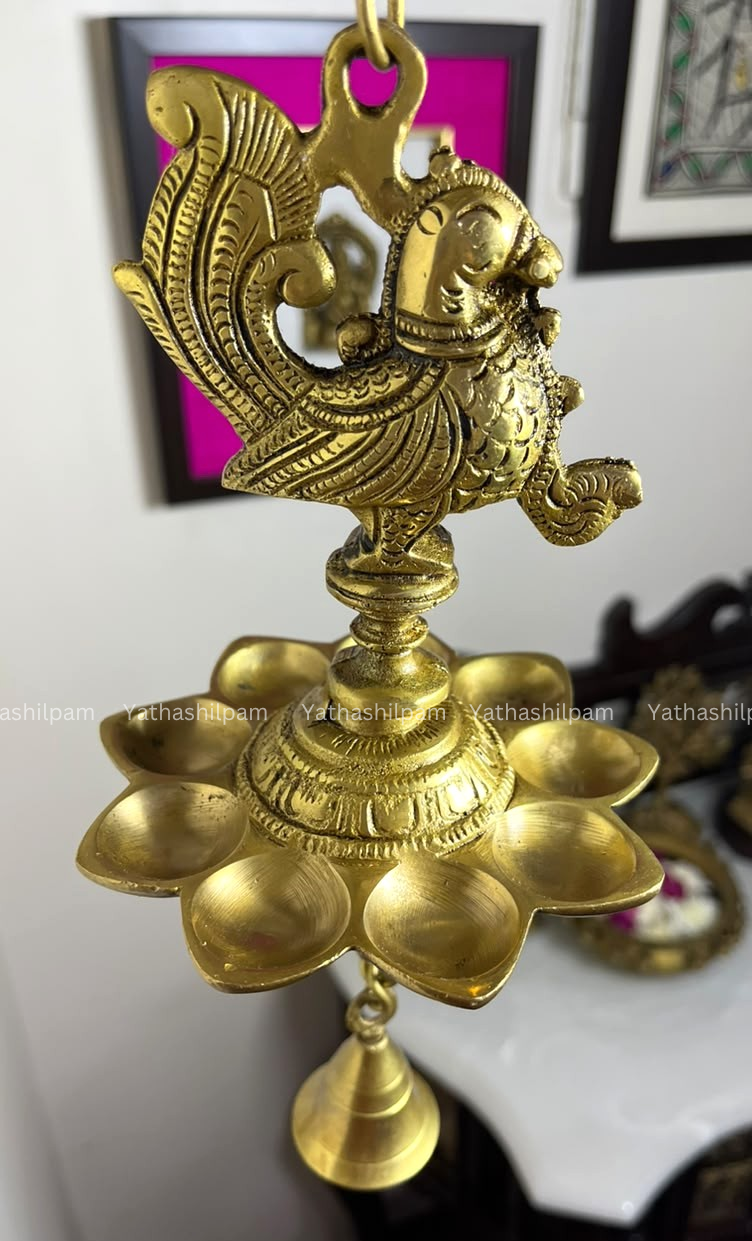 Hanging Brass Diya: A cultural Décor Accent