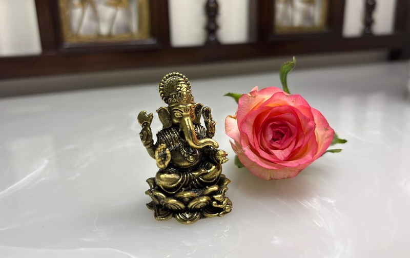 Brass Miniature  Ganesh: An Auspicious Gift