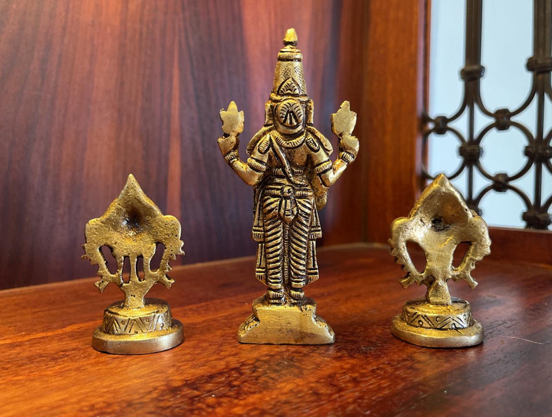 This small sculpture is handcrafted by skilled metal work artisans in India carrying the rich tradition of metalworking passed down through generations