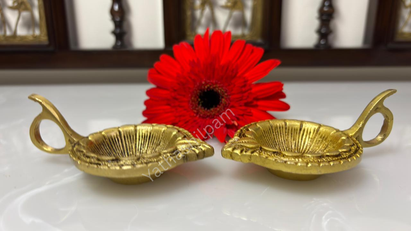 Lighting a brass Diya: A Daily Ritual in India
