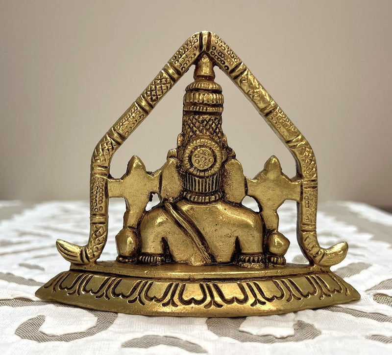 Brass a revered material for crafting religious idols, holds deep significance in spiritual and cultural contexts