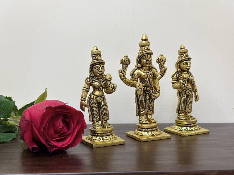 Divine Trinity of Venkateswara: