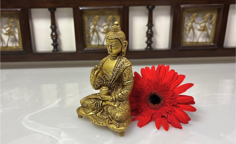 The Preaching Pose of Lord Buddha: