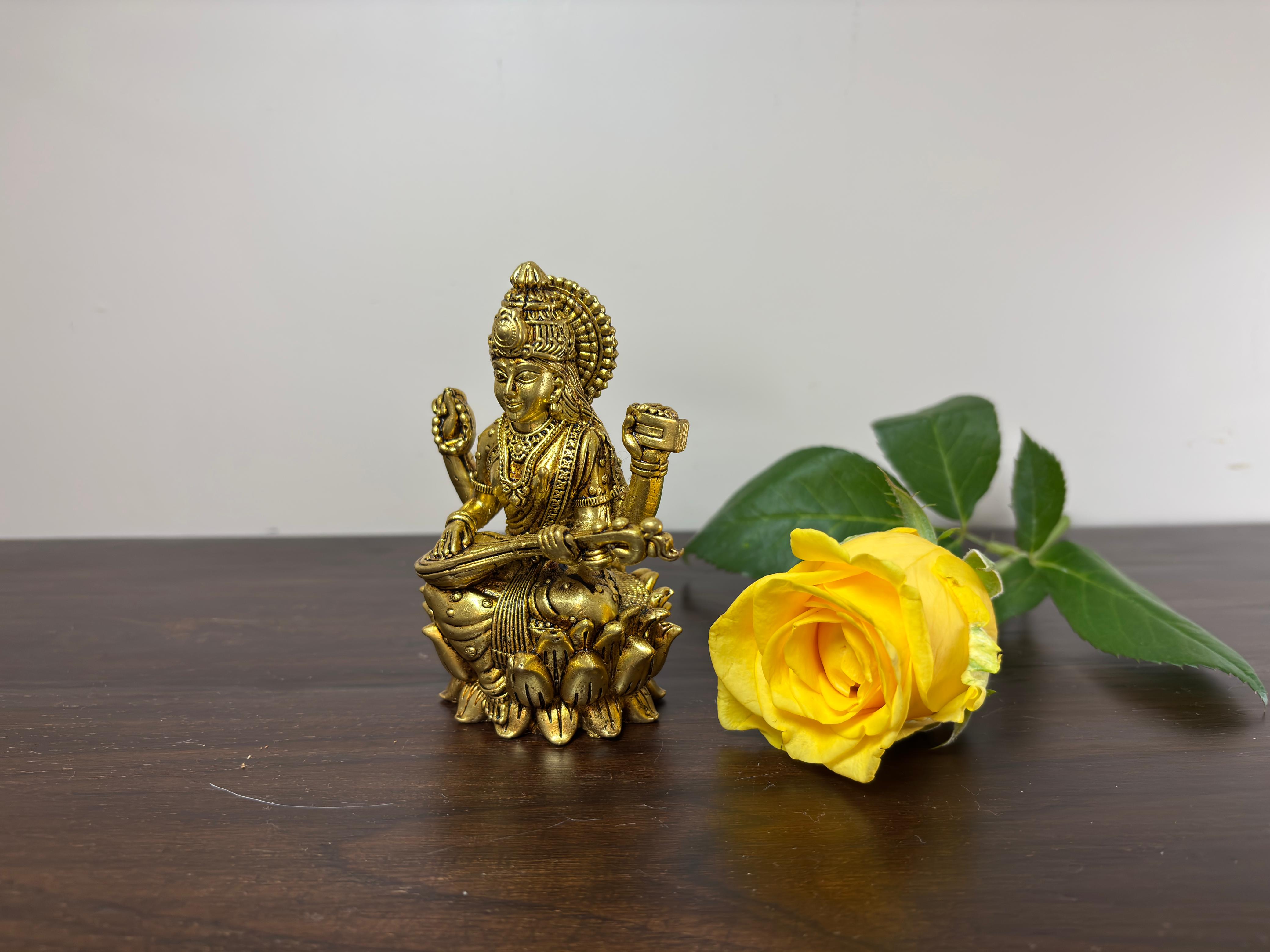 0902-13 lotus専用 Buy Brass Lotus Lakshmi Idol 5