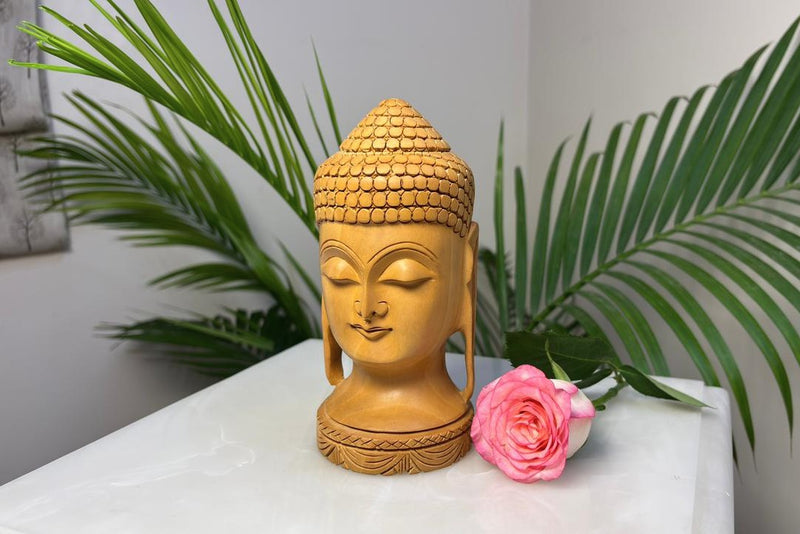 Wooden handicraft in its natural finish — a truthful expression of spirituality: