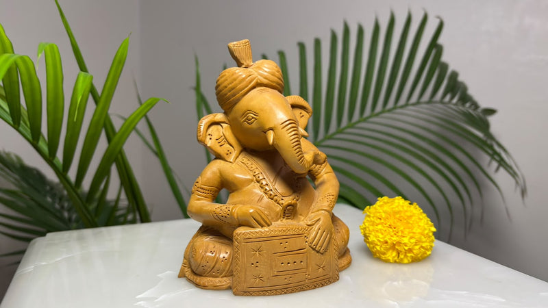 Ganesha Playing Musica Instrument: The Symbolism