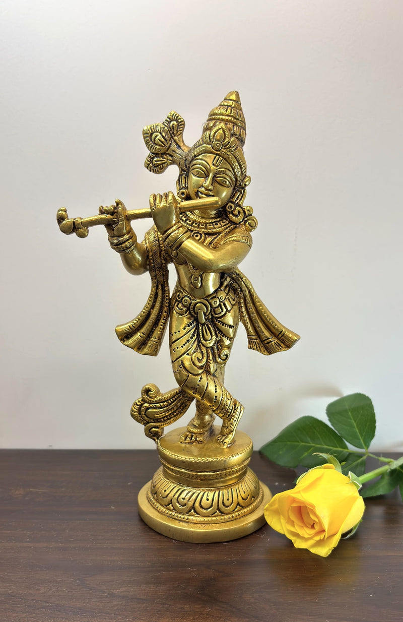 Significance of Brass Krishna Idol at Home