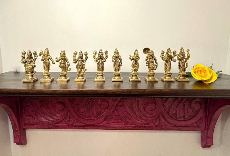 Brass a revered material for crafting religious idols