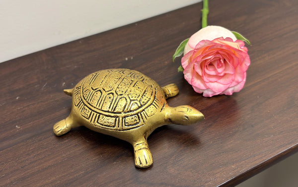 Yathashilpam 4” Brass Vaastu Tortoise